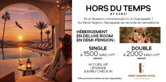 Évadez-vous hors du temps au Kenzi Azghor Hotel