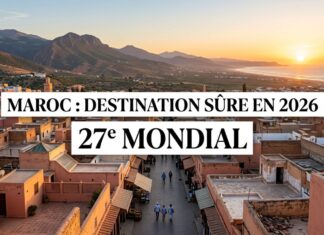 Le Maroc dans le Top 50 mondial des destinations les plus sûres en 2026
