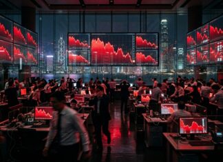 Marchés asiatiques en chute libre sur fond de tensions pétrolières