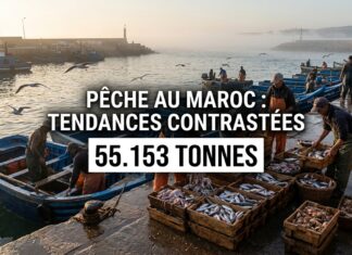 Pêche au Maroc : hausse et baisse des débarquements dans les ports à fin février 2026