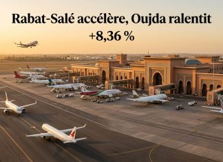 Trafic aérien : Rabat-Salé en hausse, Oujda-Angad en recul à fin février 2026