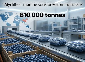 Maroc : les myrtilles face à la baisse des prix mondiale provoquée par la Chine
