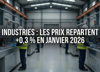 Industries manufacturières : hausse de l’indice des prix à la production en janvier 2026