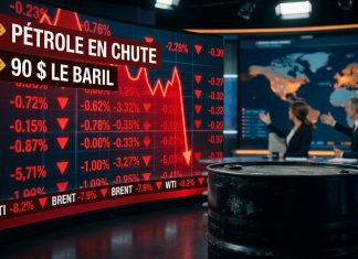 Pétrole : le Brent chute brutalement sous les 100 dollars
