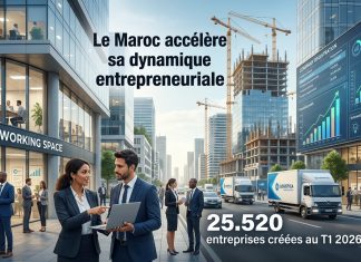 Maroc : 25.520 entreprises créées au T1 2026