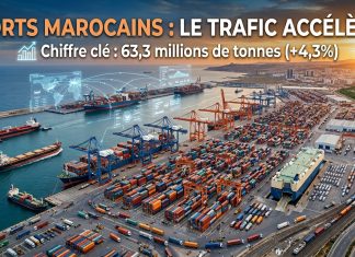 Hausse du trafic portuaire de 4,3% au titre du 1er trimestre 2026
