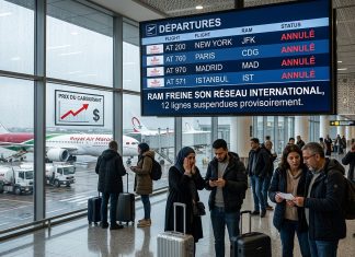 La RAM suspend plusieurs lignes internationales face à la hausse du kérosène