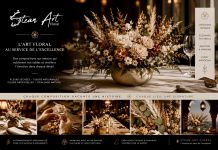 L’art floral à la rencontre de la haute gastronomie