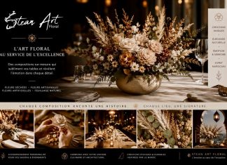 L’art floral à la rencontre de la haute gastronomie
