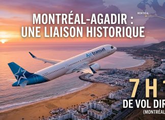Air Transat lance le premier vol direct entre Montréal et Agadir