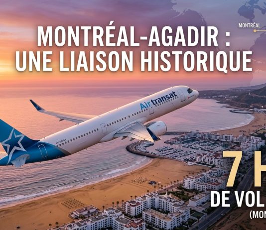 Air Transat lance le premier vol direct entre Montréal et Agadir