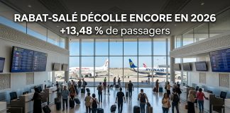 Aéroport Rabat-Salé : le trafic passagers progresse de 13,48 % à fin avril 2026