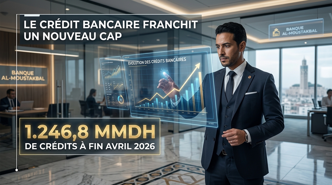 Crédit, dépôts, habitat : les banques marocaines maintiennent leur dynamique à fin avril