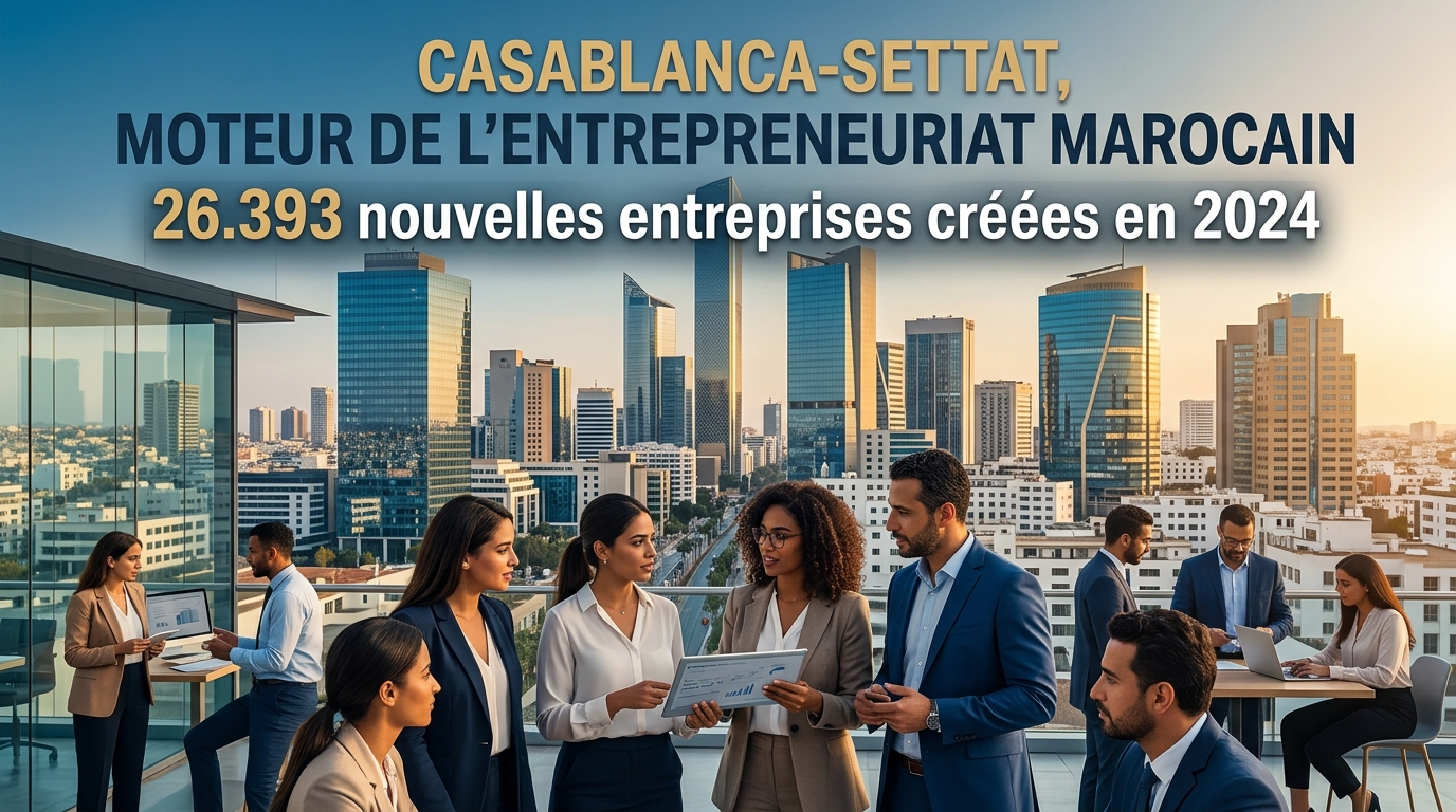 Casablanca-Settat : 26.393 nouvelles entreprises créées en 2