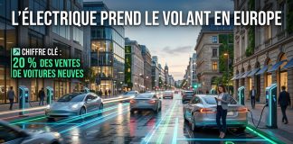 Voitures électriques : l’UE franchit le seuil des 20 % de parts de marché
