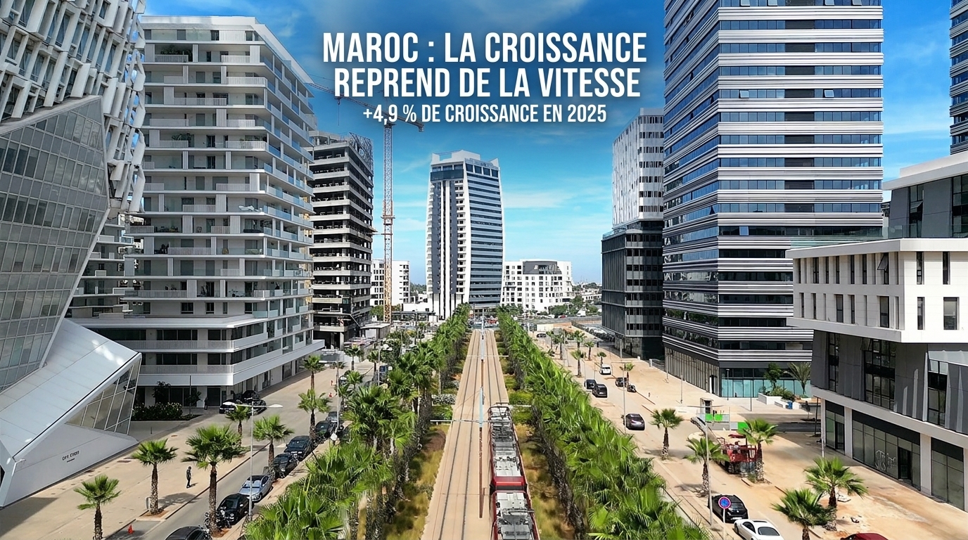 La croissance économique au Maroc s’améliore à 4,9% en 2025