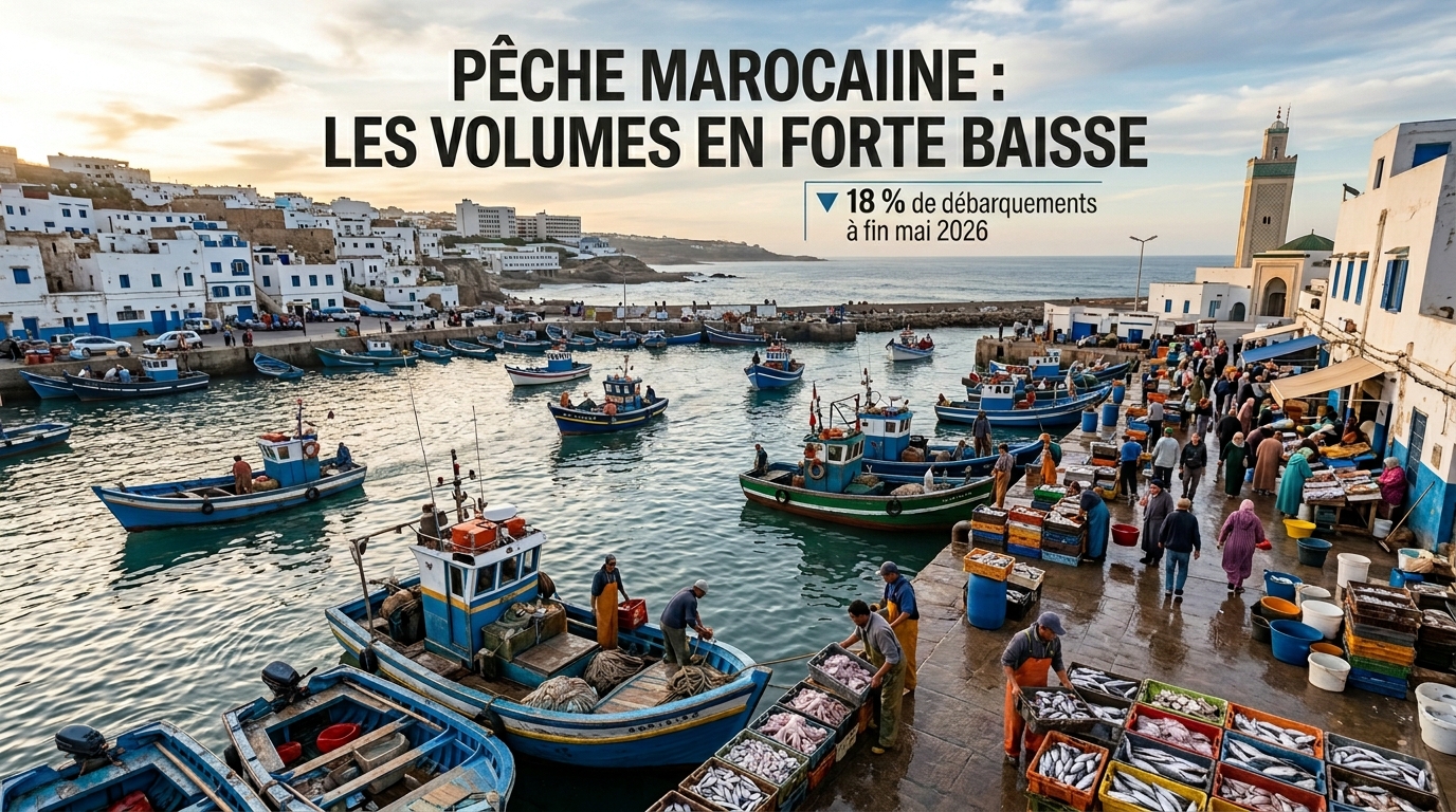 Pêche côtière et artisanale : recul des volumes à fin mai 20