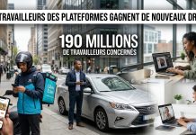 Travail dans les plateformes numériques : adoption d’une convention internationale sur les droits des travailleurs