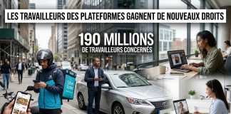 Travail dans les plateformes numériques : adoption d’une convention internationale sur les droits des travailleurs