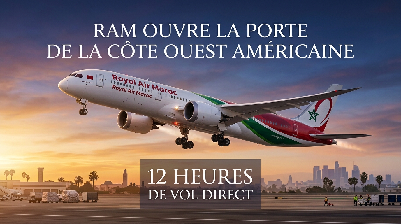 Royal Air Maroc lance la ligne Casablanca–Los Ange