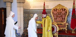 Sa Majesté le Roi reçoit les nouveaux membres de la Cour Constitutionnelle