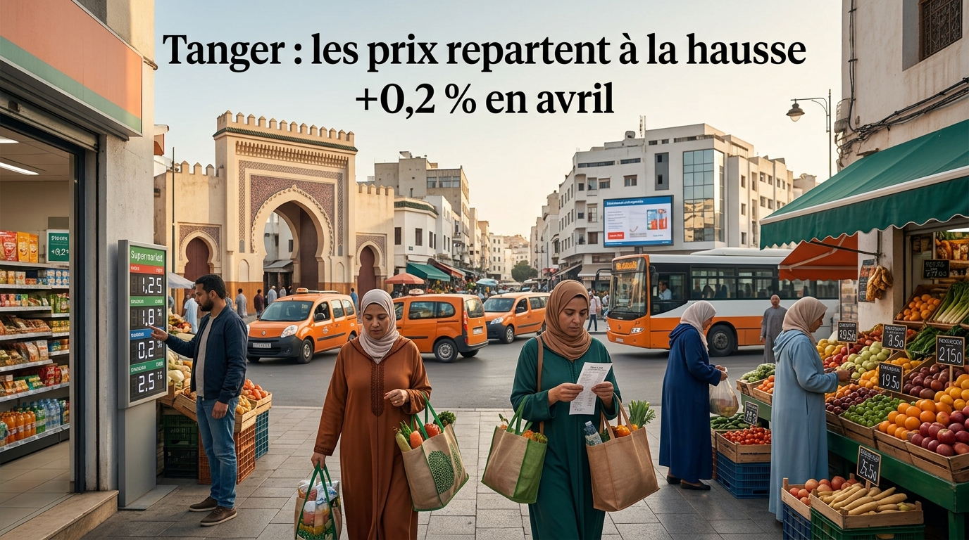 Inflation à Tanger : hausse de 0,2% en avril 2026