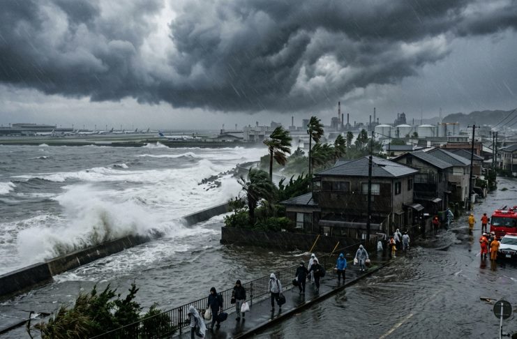 Japon : vols annulés et évacuations préventives avant l’arrivée de deux tempêtes tropicales
