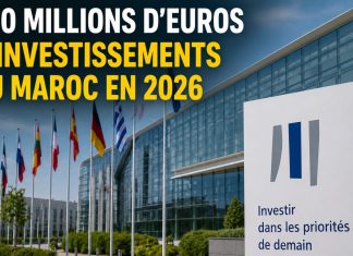 La BEI prévoit 700 millions d’euros d’investissements au Maroc en 2026