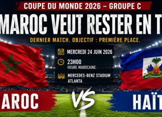 Coupe du monde 2026 : le Maroc vise la première place face à Haïti