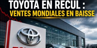 Toyota enregistre un quatrième mois consécutif de baisse de ses ventes mondiales