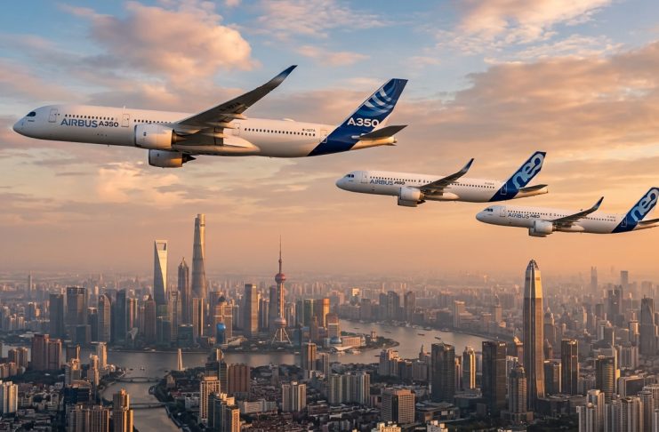 Airbus engrange une méga-commande de 95 avions en Chine