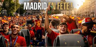 Madrid célèbre la Roja, sacrée championne du monde