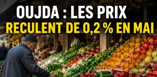 Oujda : les prix à la consommation reculent de 0,2 % en mai 2026
