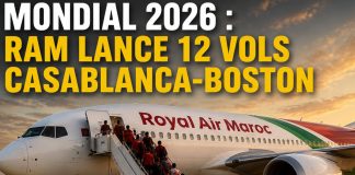Royal Air Maroc lance 12 vols directs Casablanca-Boston pour les supporters des Lions