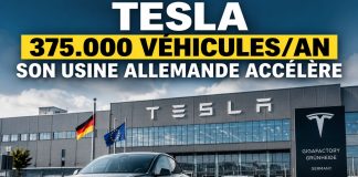 Tesla vise 375.000 véhicules par an dans son usine allemande